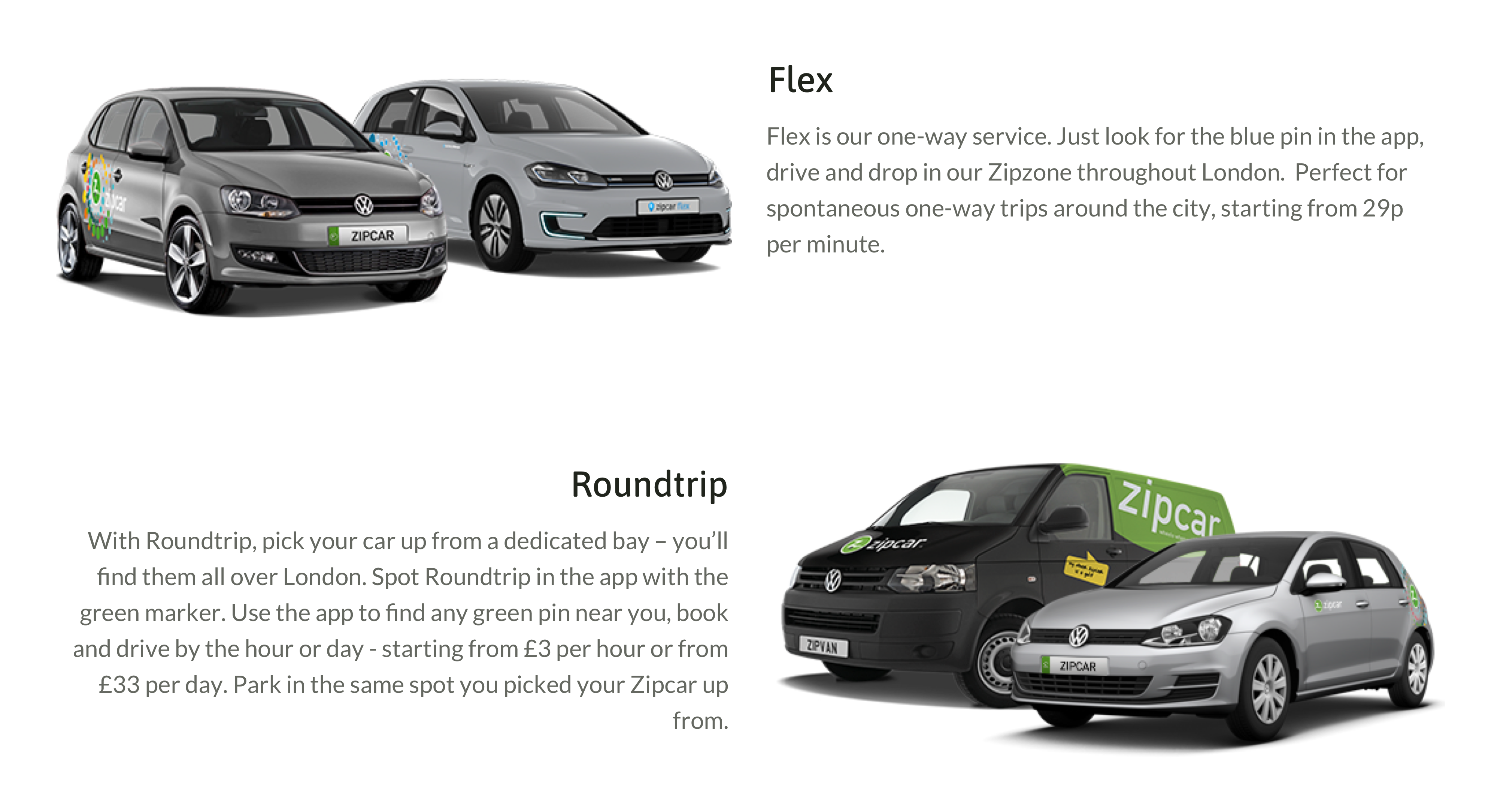 Flex vs Roundtrip